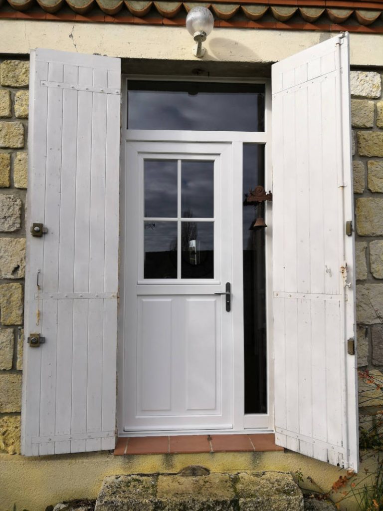 porte d'entrée PVC